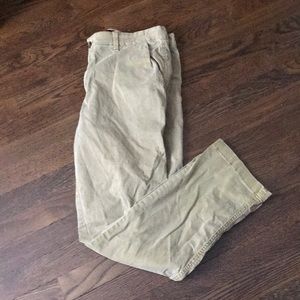 Gap army green chinos